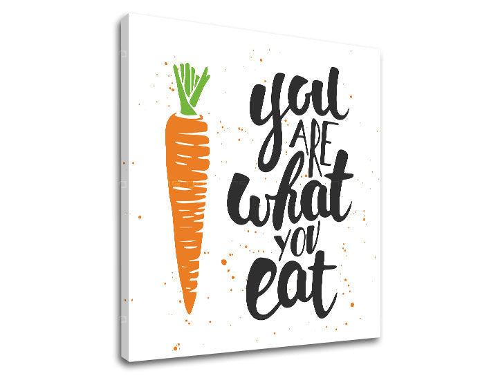 Arte da parete con testo You are what you eat - immagine 3