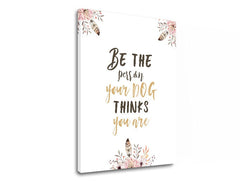 Arte da parete con testo Be the person - immagine 2