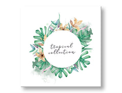 Arte murale con testo Collezione Tropical