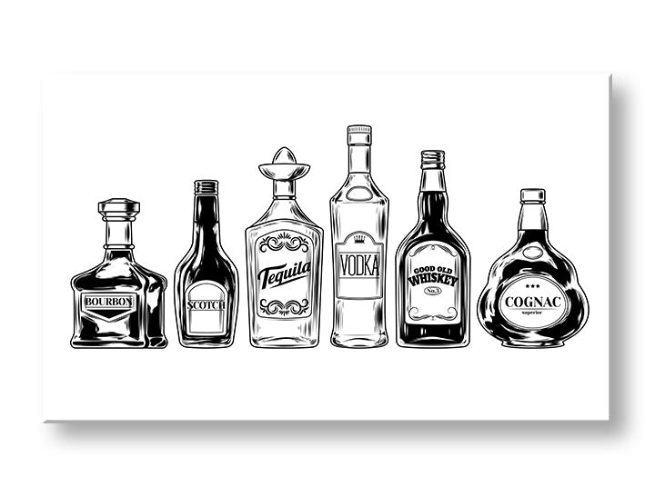 Arte murale con testo Drinks