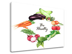 Arte da parete con testo Be healthy - immagine 3