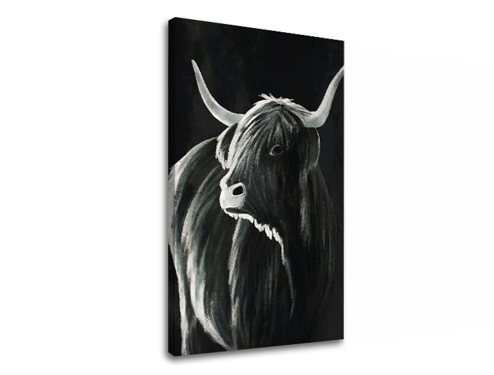 L'immagine su tela BULL 002 - immagine 3