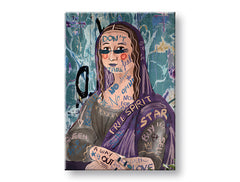L'immagine su tela MONA LISA ABSTRAKT 001