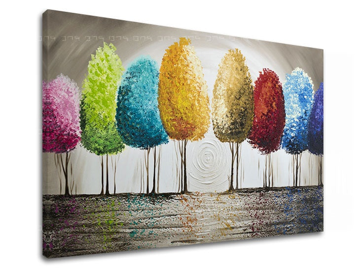 L'immagine su tela ALBERI 1 parte - immagine 2