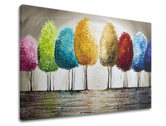 L'immagine su tela ALBERI 1 parte