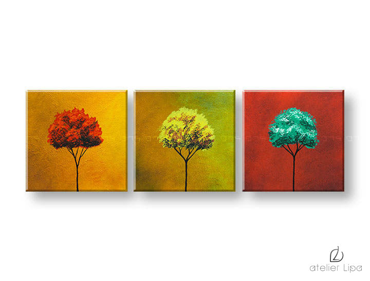 Riproduzione d'autore su tela ALBERI | varie misure