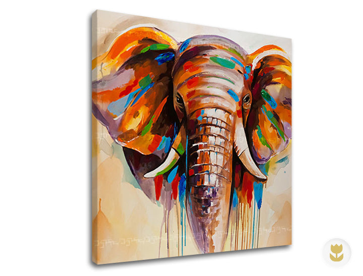 Riproduzione d'autore su tela ELEFANTE | varie misure