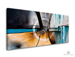 Riproduzione dell'autore su tela ABSTRACT 