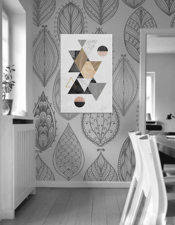 Dipinto murale Broken Deformation/ Dan Johannson | varie dimensioni 
