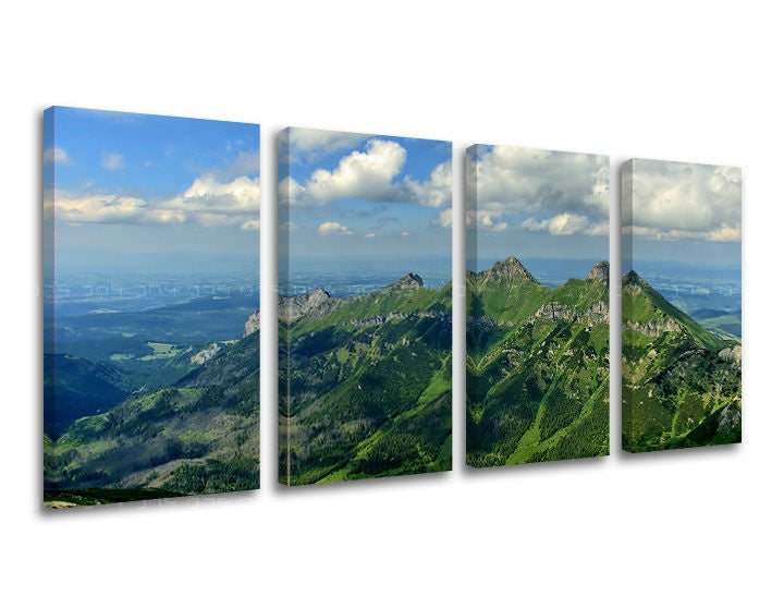 Pittura murale in 4 parti SLOVACCHIA / TATRY