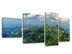 Pittura murale in 4 parti SLOVACCHIA / TATRY - immagine 2