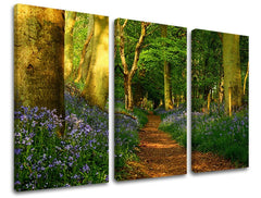 Pittura murale in 3 parti TREES