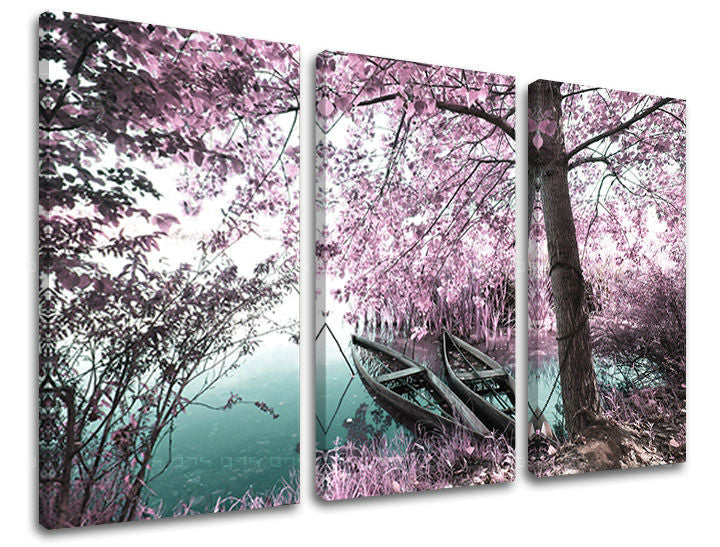 Pittura murale in 3 parti TREES
