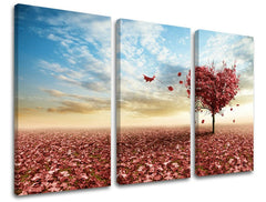 Pittura murale in 3 parti TREES