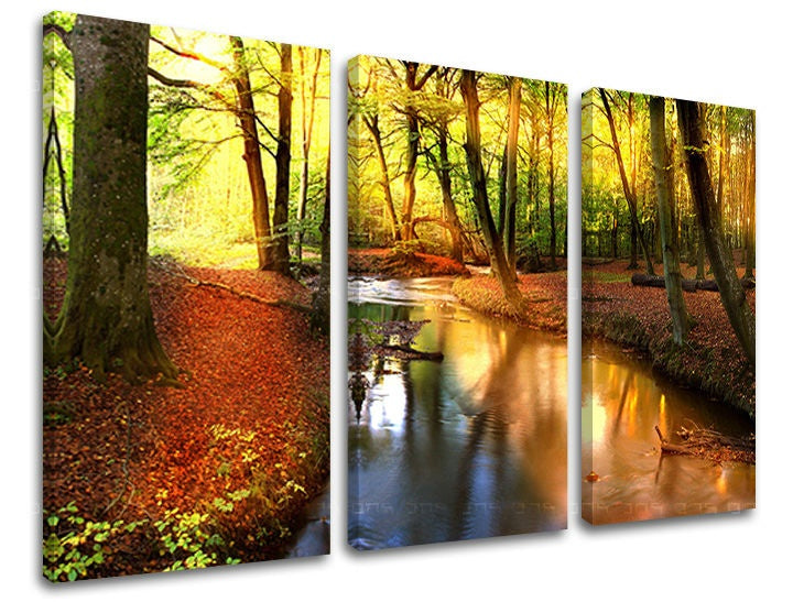 Pittura murale in 3 parti TREES