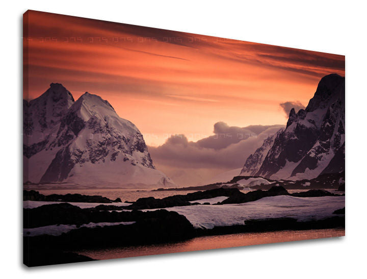 Dipinto murale TRAMONTO | varie dimensioni