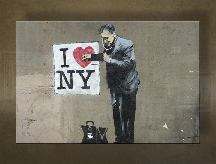 Stampa su tela Street ART – Banksy | varie dimensioni