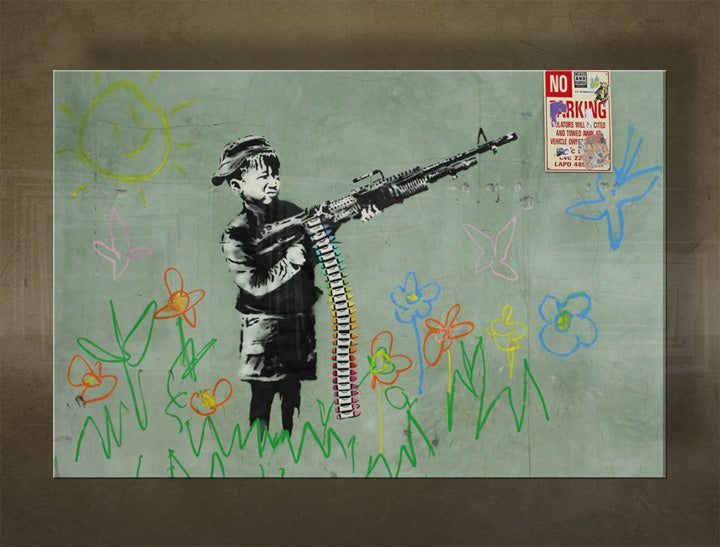 Stampa su tela Street ART – Banksy | varie dimensioni