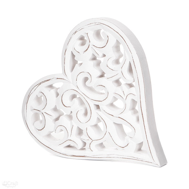 Ornamento in legno Cuore