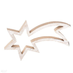 Ornamento in legno Stella cadente