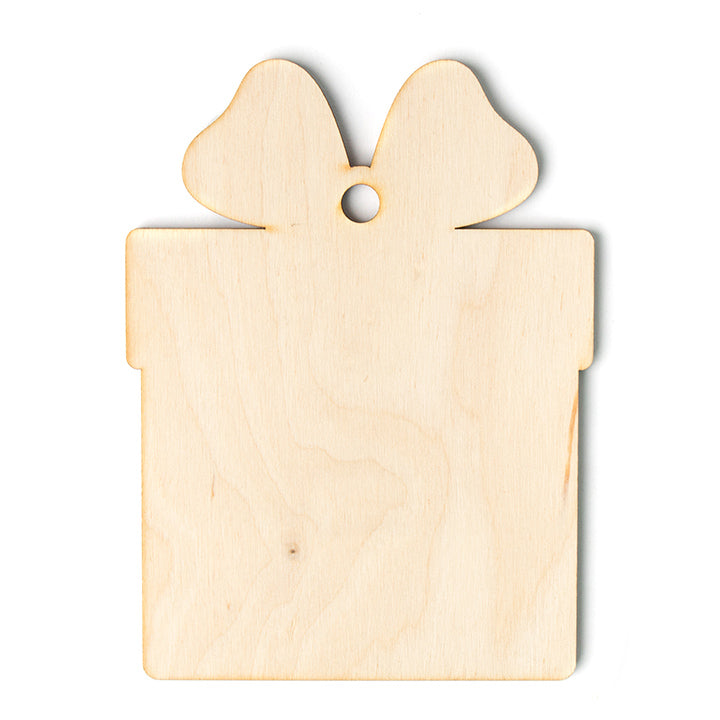 Ornamento natalizio in legno - confezione di 5 pezzi