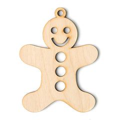 Ornamento natalizio in legno - confezione di 5 pezzi