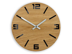 Orologio da parete in legno ARABIC Nero
