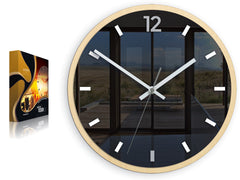 Orologio da parete moderno GRAFIT Grigio - immagine 4