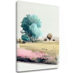 Paesaggio su tela Creatività a pastello nella natura - immagine 2