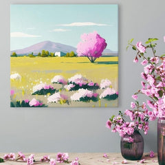 Paesaggio su tela Fiaba d'estate