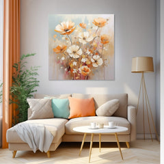 Peach Fuzz Paintings Delicata danza dei fiori