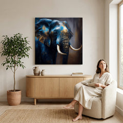 Pittura decorativa su tela - PREMIUM ART - Graceful Giant of Savannah - immagine 5