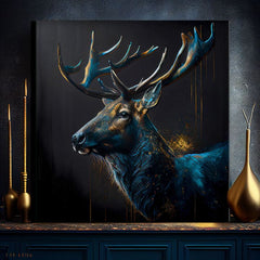 Pittura decorativa su tela - PREMIUM ART - Peaceful Forest Guardian - immagine 3