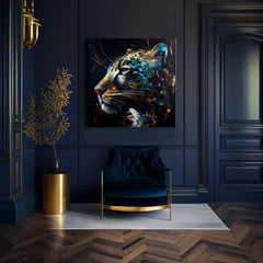 Pittura decorativa su tela - PREMIUM ART - Spotted Hunter's Elegance - immagine 3