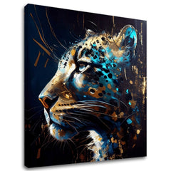 Pittura decorativa su tela - PREMIUM ART - Spotted Hunter's Elegance - immagine 2