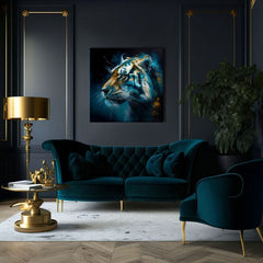 Pittura decorativa su tela - PREMIUM ART - Tiger's Mighty Spirit - immagine 4