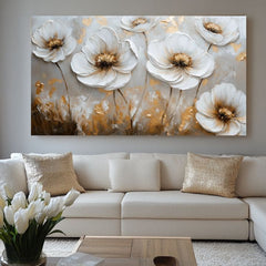 Pittura di fiori danzanti | rifinito a mano dall'artista