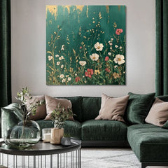 Pittura giardino dei ricordi | rifinito a mano dall'artista