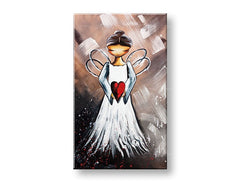 Pittura murale dipinta ANGEL 1 parte - immagine 2