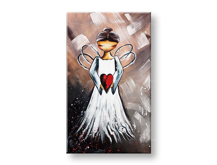 Pittura murale dipinta ANGEL 1 parte