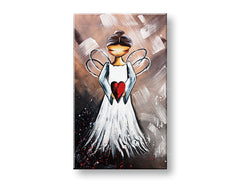 Pittura murale dipinta ANGEL 1 parte