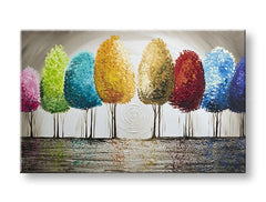 Pittura murale dipinta TREES 1 parte - immagine 2