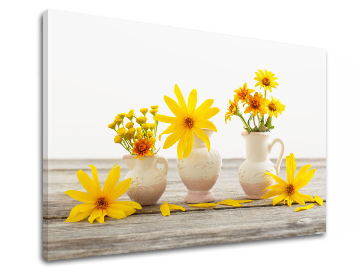Pittura murale FIORI GIALLI_169-11 - immagine 5