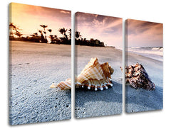 Pittura murale in 3 parti BEACH