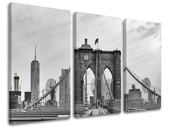 Pittura murale in 3 parti CITY / NEW YORK