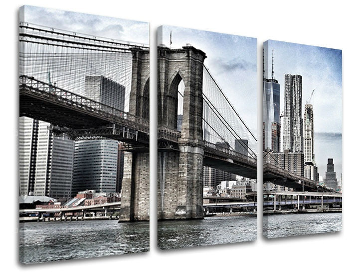 Pittura murale in 3 parti CITY / NEW YORK