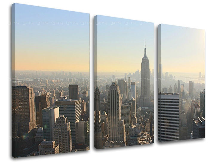 Pittura murale in 3 parti CITY / NEW YORK