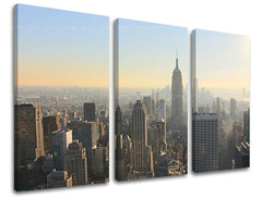 Pittura murale in 3 parti CITY / NEW YORK