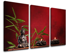 Pittura murale in 3 parti FENG SHUI - immagine 2