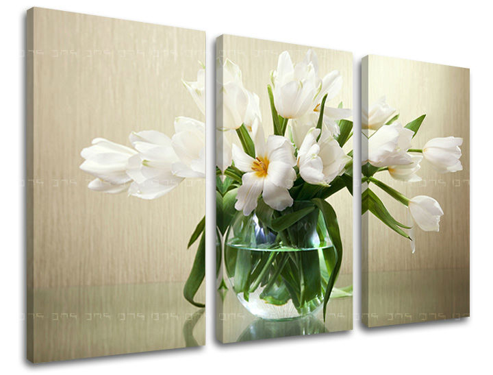 Pittura murale in 3 parti FIORI